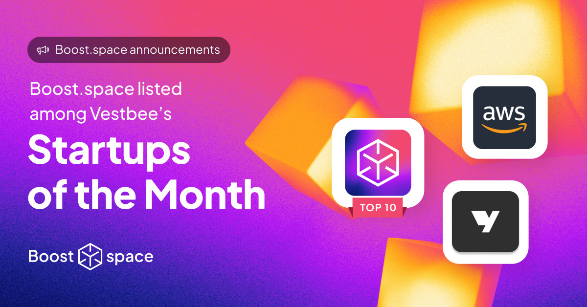 Boost.space Among "The Most Thrilling Startups from Europe"