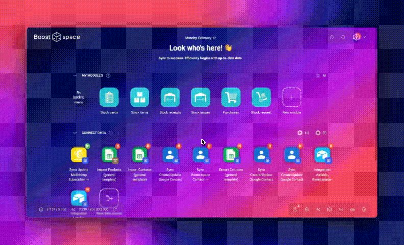 virtual space feature