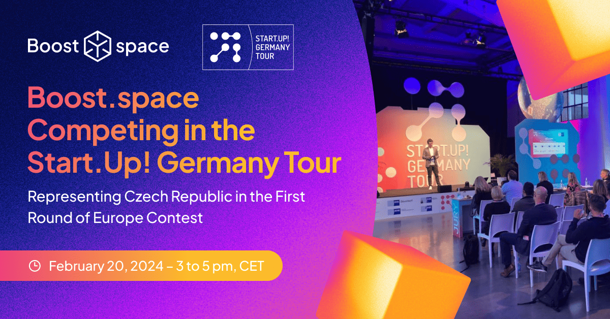 Boost.space Representing the Czech Republic in the Start.up! Germany Tour