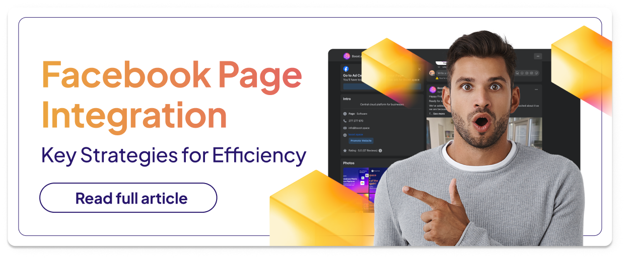 facebook page integration